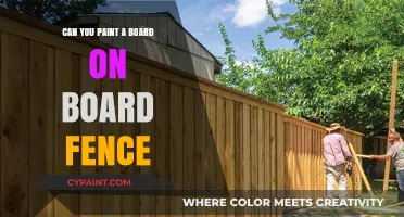 Revamping Your Space: The Art of Painting Board-on-Board Fences