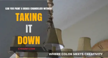 Painting a Brass Chandelier: Tips for an Easy Update Without Removal