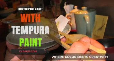 Exploring Tempura Paint: A Creative Twist on Cast Decoration