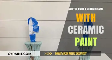 How to Paint a Ceramic Lamp