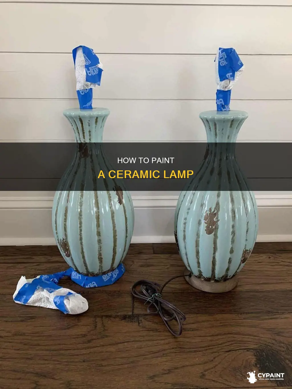 can you paint a ceramic lamp with ceramic paint