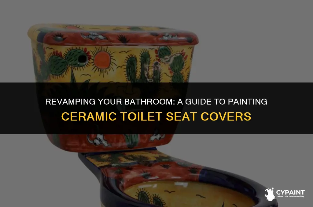 can you paint a ceramic toilet seat cover