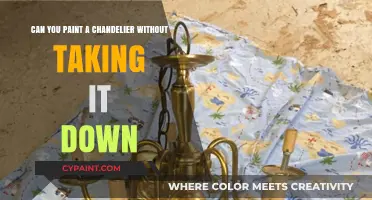 Transform Your Chandelier: Paint Without Taking It Down