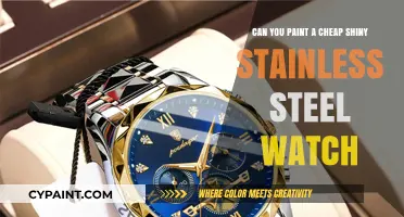 How to Paint a Cheap Shiny Stainless Steel Watch