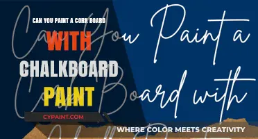 Transforming Cork Boards with Chalkboard Paint