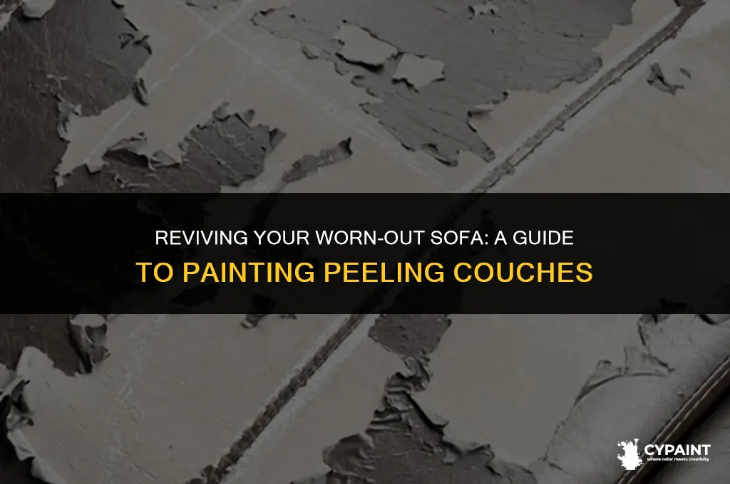 can you paint a couch that is peeling