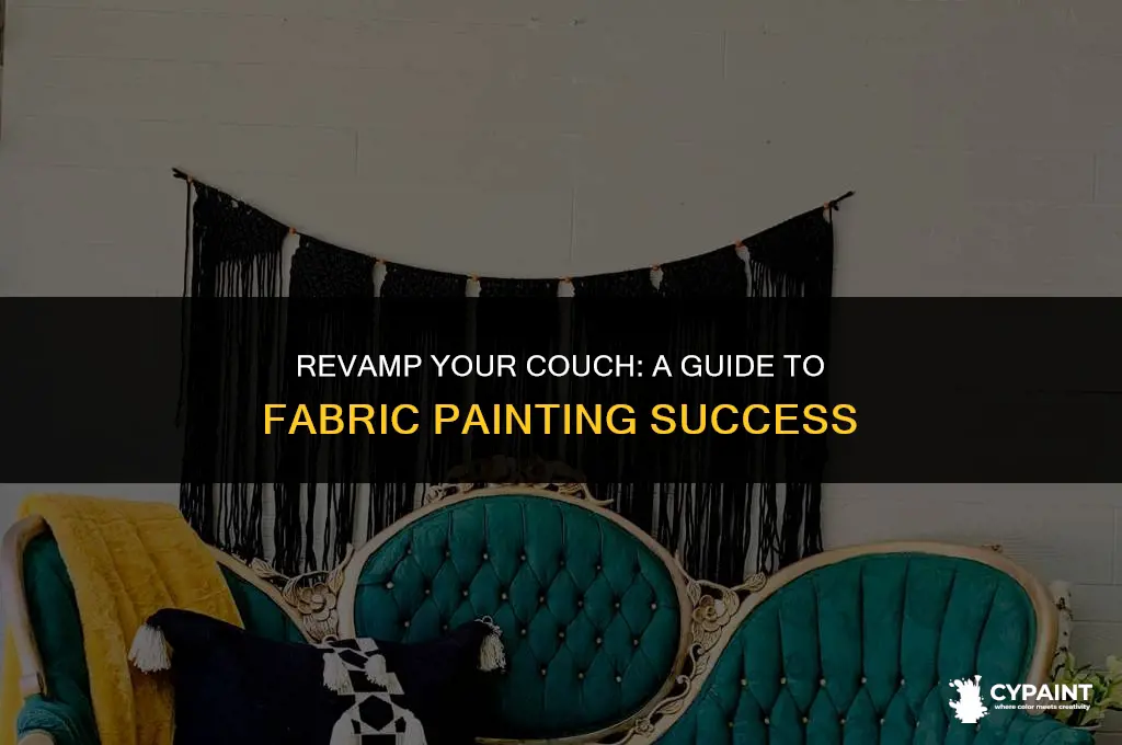 can you paint a couch with fabric paint
