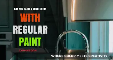 Revamping Your Countertop: The Truth About Using Regular Paint