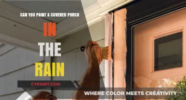 Covered Porch Painting: Rain or Shine?