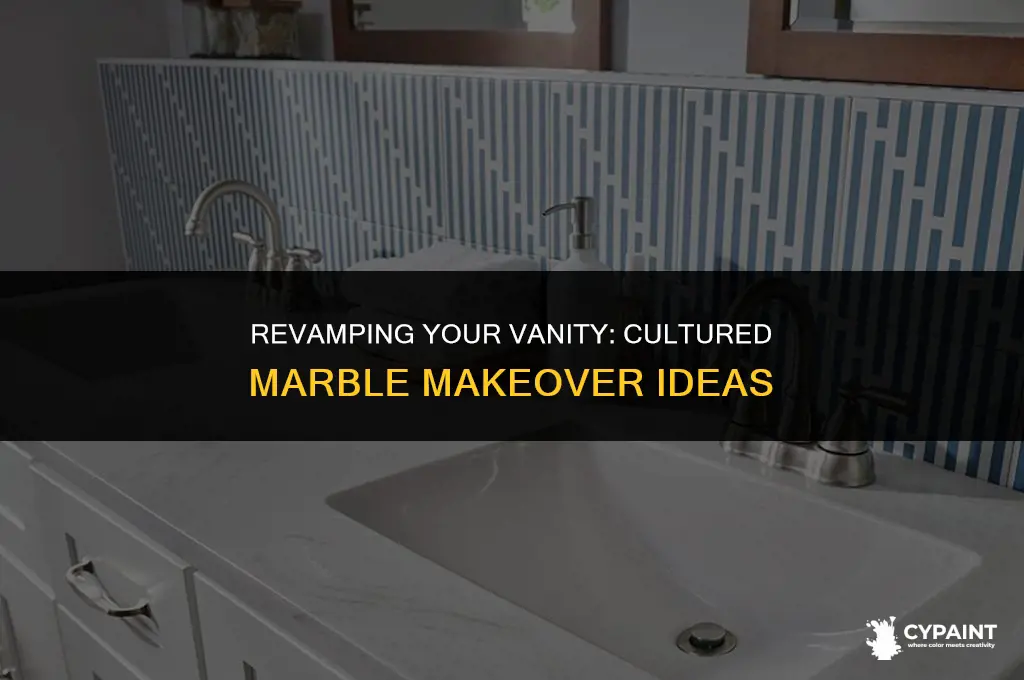 can you paint a cultured marble vanity top