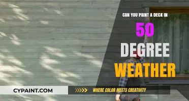Painting Decks in Cold Weather: Is 50 Degrees Warm Enough?