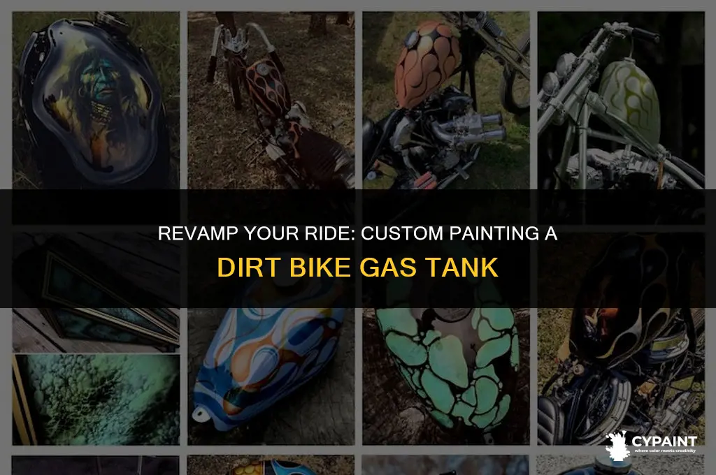 can you paint a dirt bike gas tank