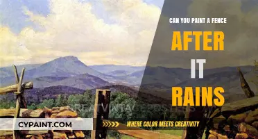 Reviving Your Fence: Post-Rain Painting Tips and Tricks