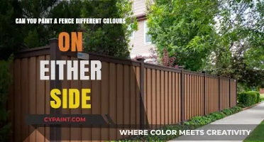 Painting Your Fence: Creative Tips for Dual-Colored Sides