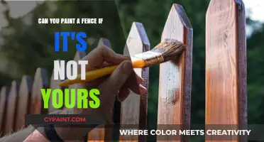 Painting a Neighbor's Fence: Legal and Ethical Considerations Explained