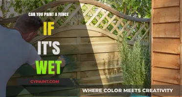 Painting a Wet Fence: What You Should Know