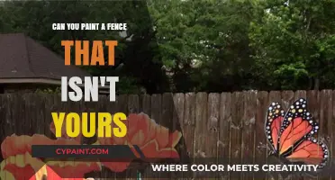 The Legalities of Painting a Fence That's Not Yours