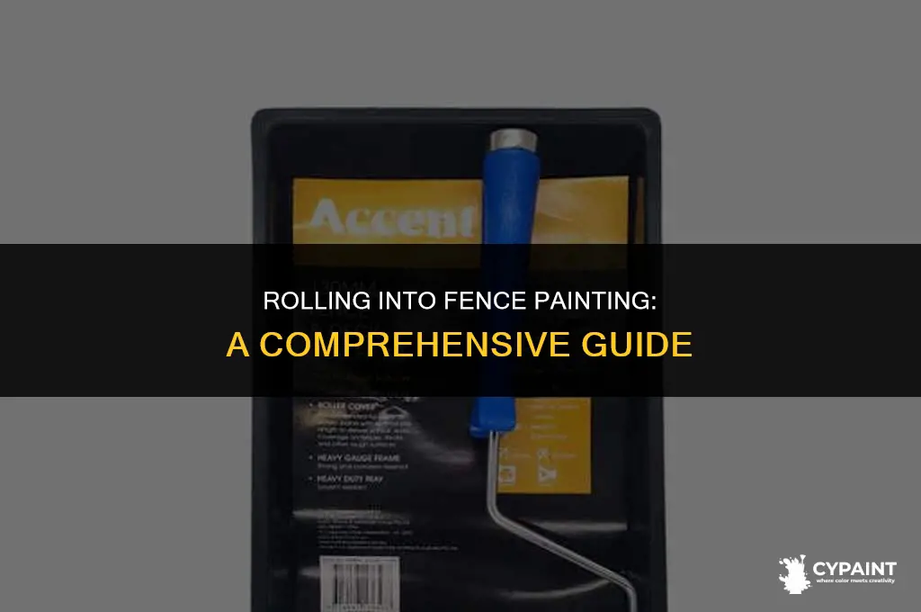 can you paint a fence with a roller