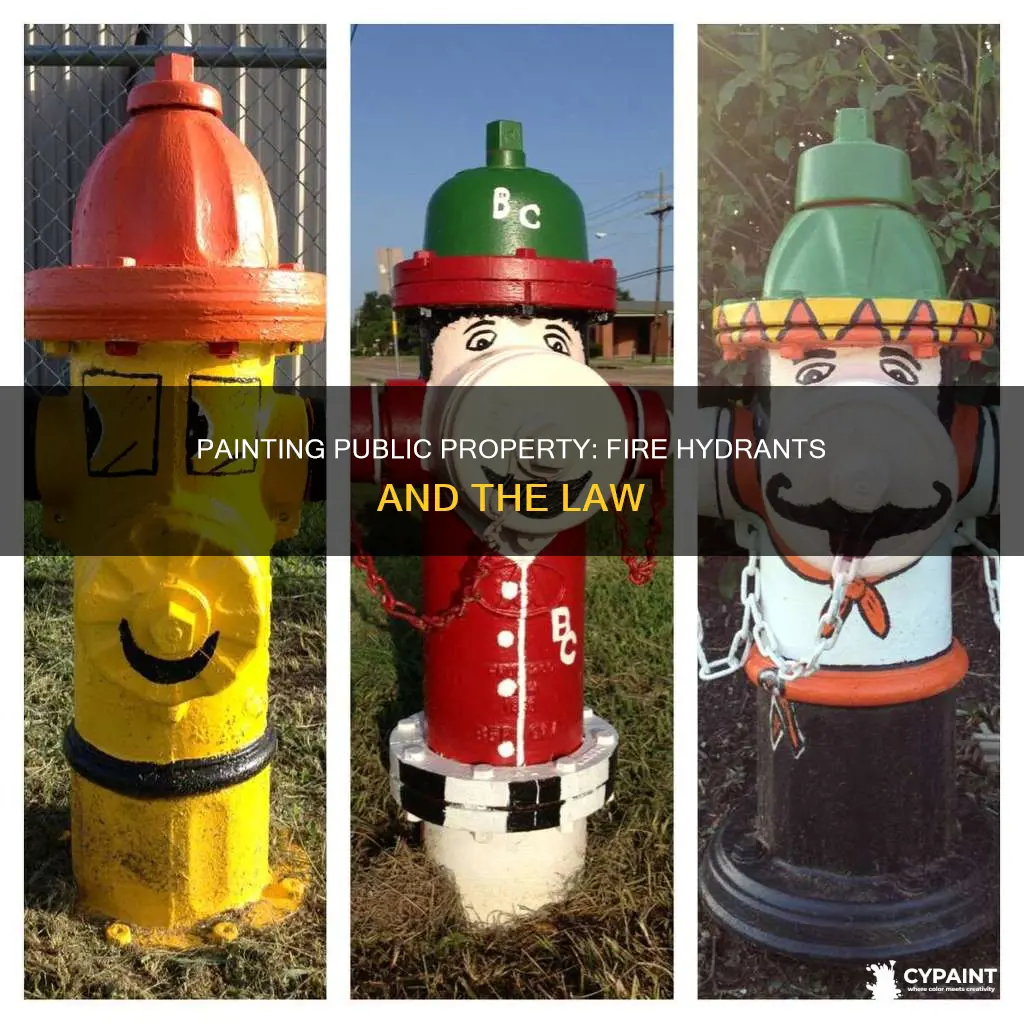 can you paint a fire hydrant if its in