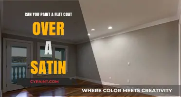 How to Paint Flat Coats Over Satin Finishes