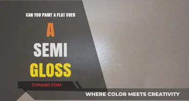How to Paint a Flat Over Semi-Gloss