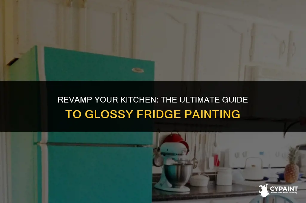can you paint a fridge with gloss paint