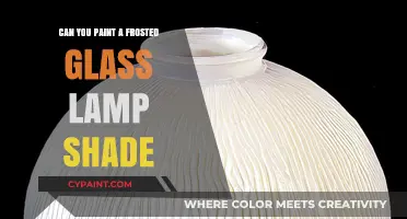 Revamping Your Lamp: A Guide to Painting Frosted Glass Shades