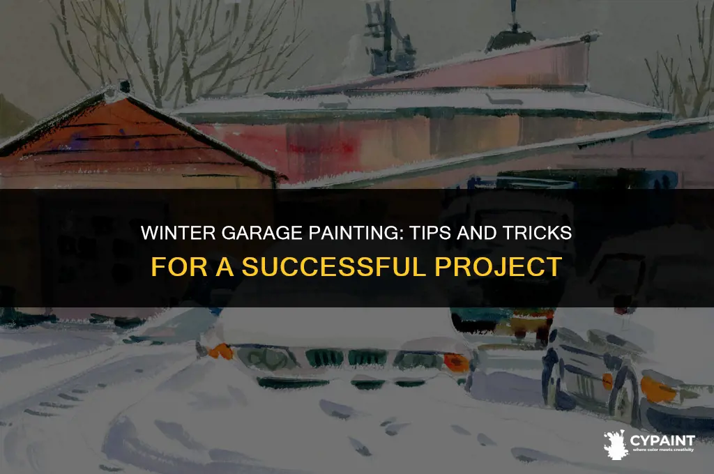 can you paint a garage in the winter