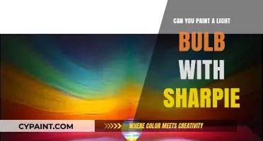 Illuminating Creativity: Painting Light Bulbs with Sharpie