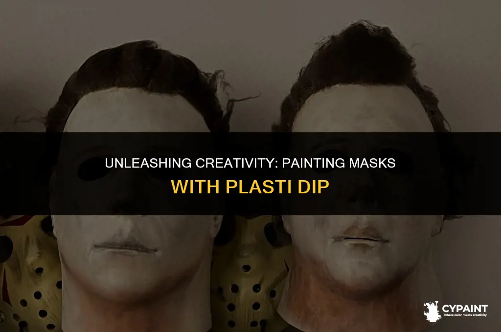 can you paint a mask with plasti dip