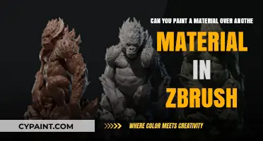 Mastering Material Layering: Painting Over Surfaces in ZBrush