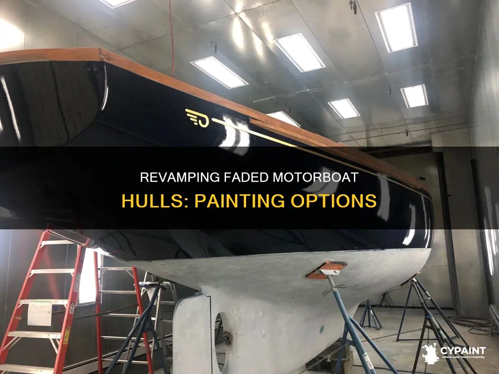 can you paint a motorboat hull that is faded