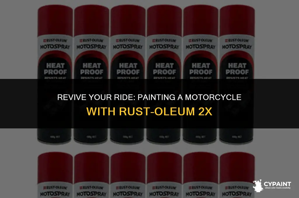 can you paint a motorcycle with rustoleum 2x