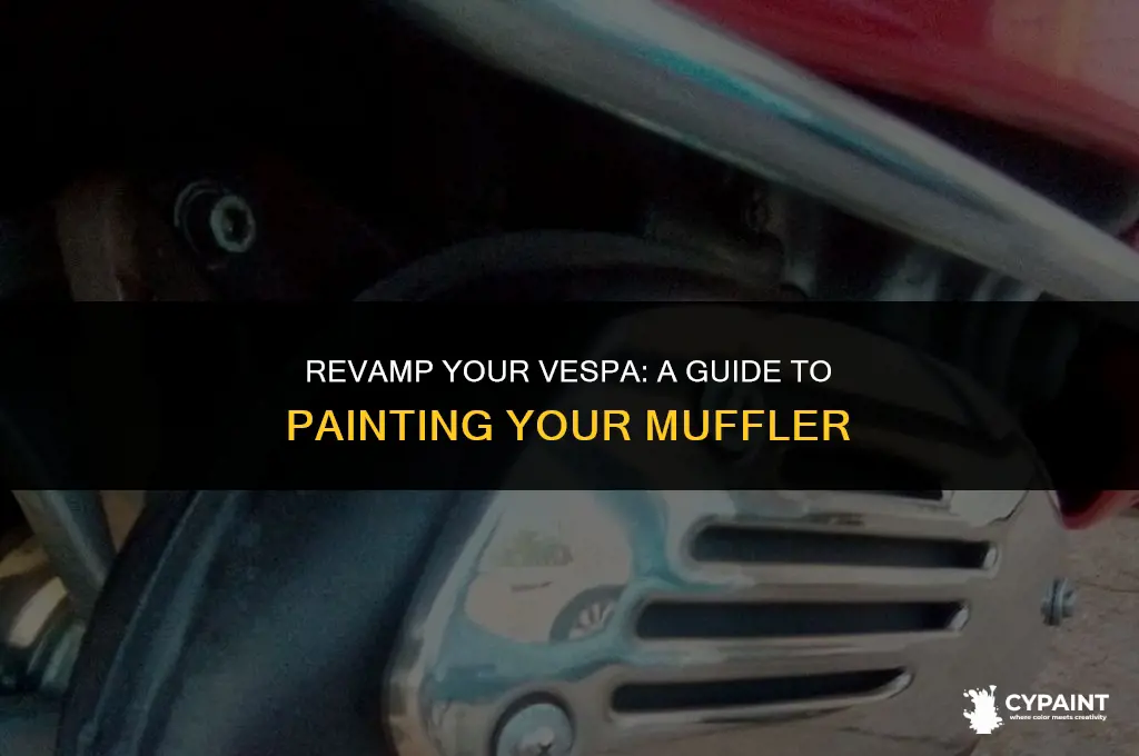 can you paint a muffler on a vespa