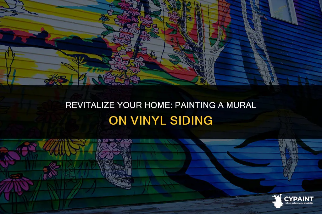 can you paint a mural on vinyl siding