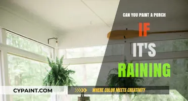 Painting a Porch in the Rain: Is It Possible?