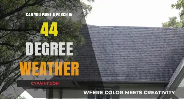 Painting a Porch in Cold Weather: Is 44°F Too Cold?