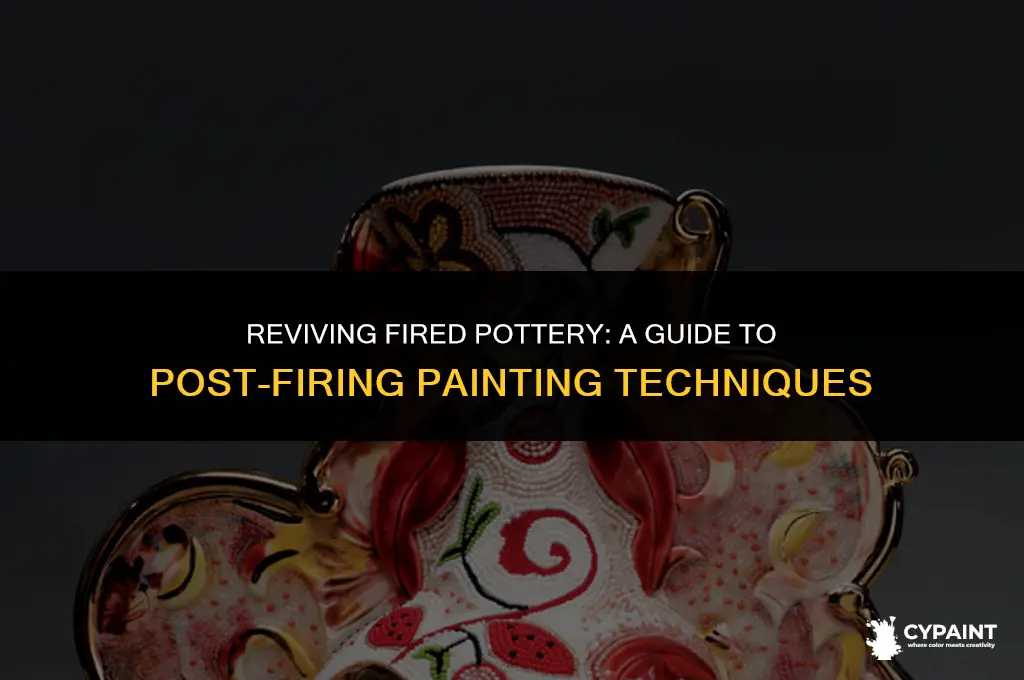 can you paint a pot after firing it