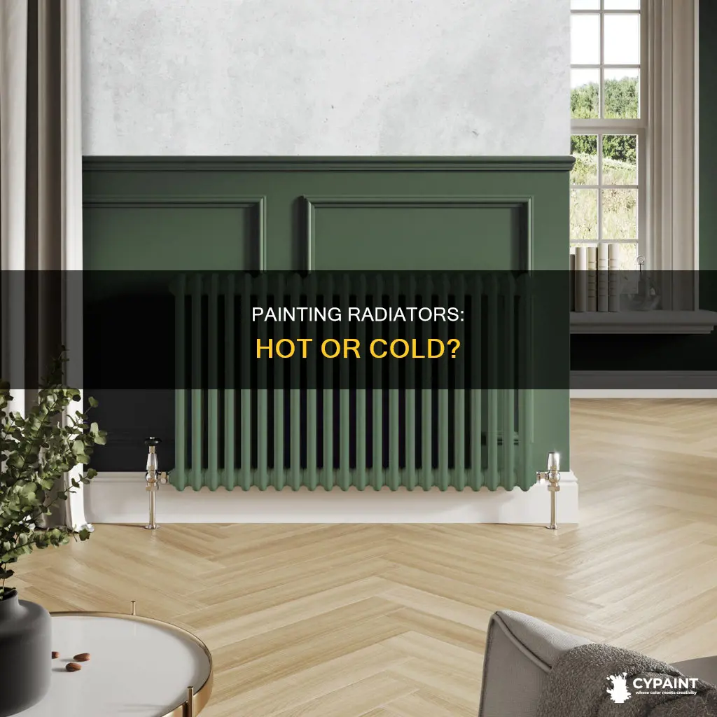 can you paint a radiator when it