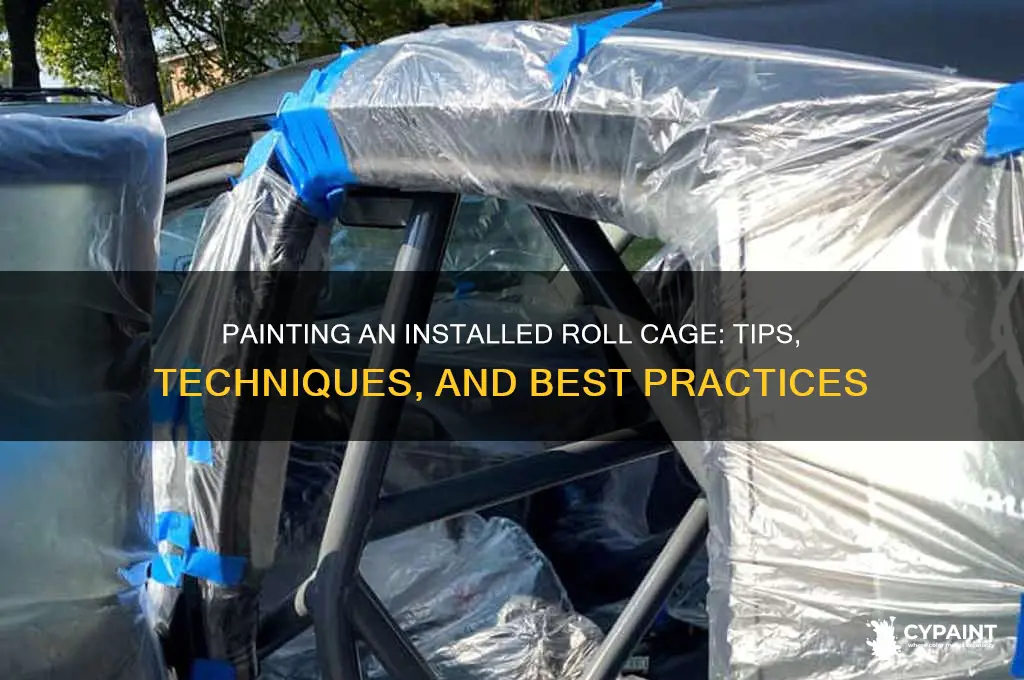 can you paint a roll cage after it is installed