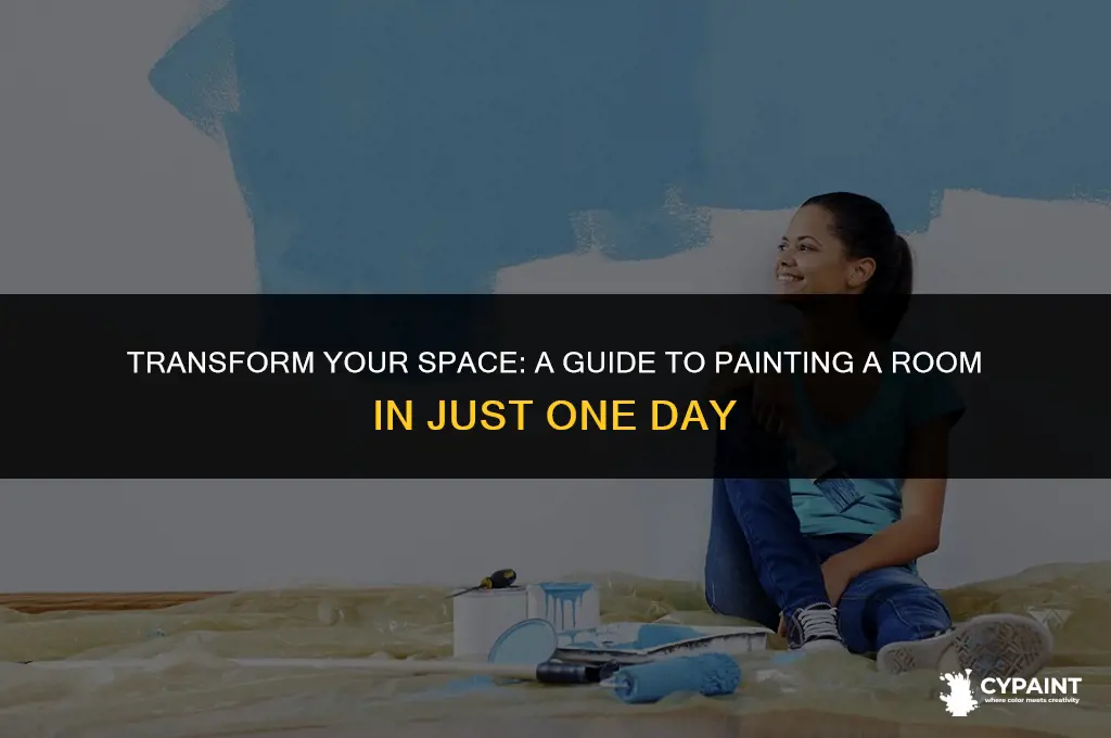 can you paint a room in one day