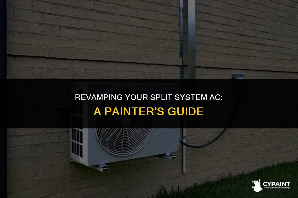 can you paint a split system air conditioner