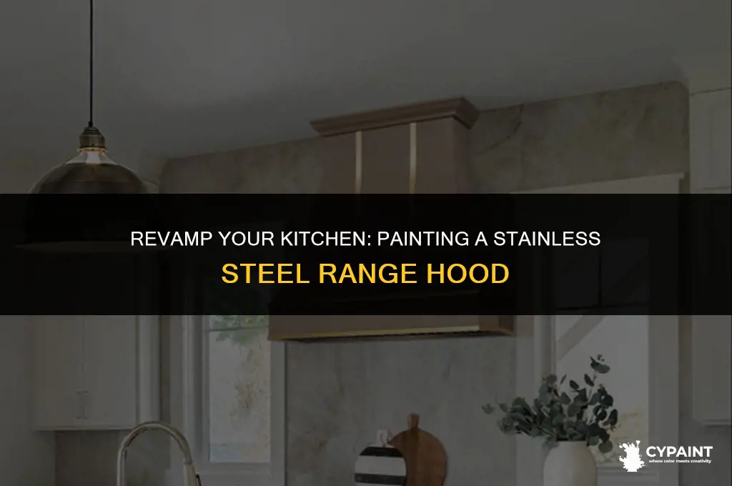 can you paint a stainless steel range hood
