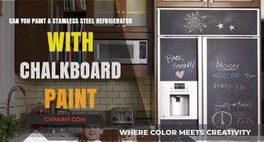 Transform Your Stainless Steel Fridge with Chalkboard Paint: A Creative Guide