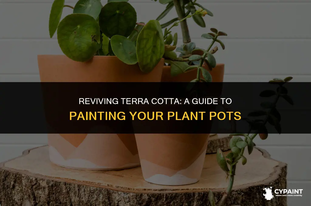 can you paint a terra cotta plant pot