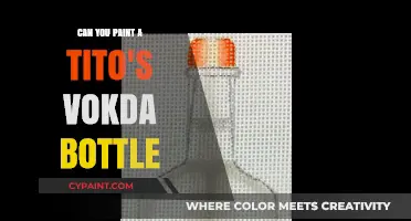 Unleashing Creativity: Painting a Tito's Vodka Bottle