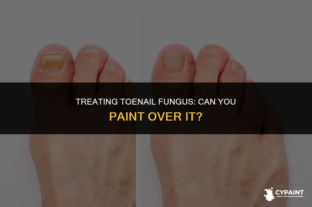 can you paint a toenail that has fungus