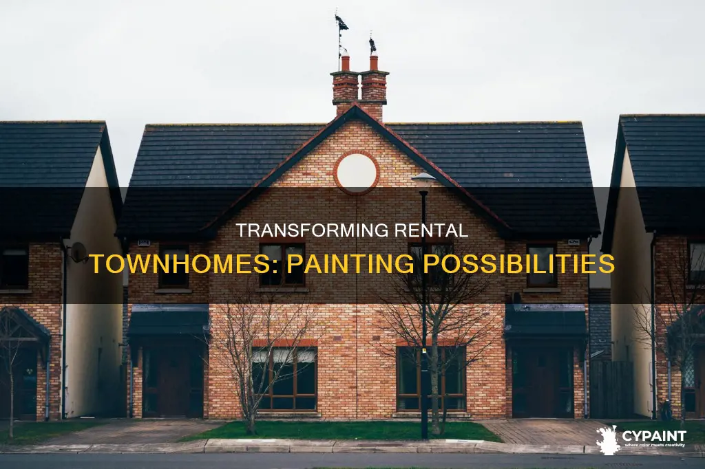 can you paint a townhome that you