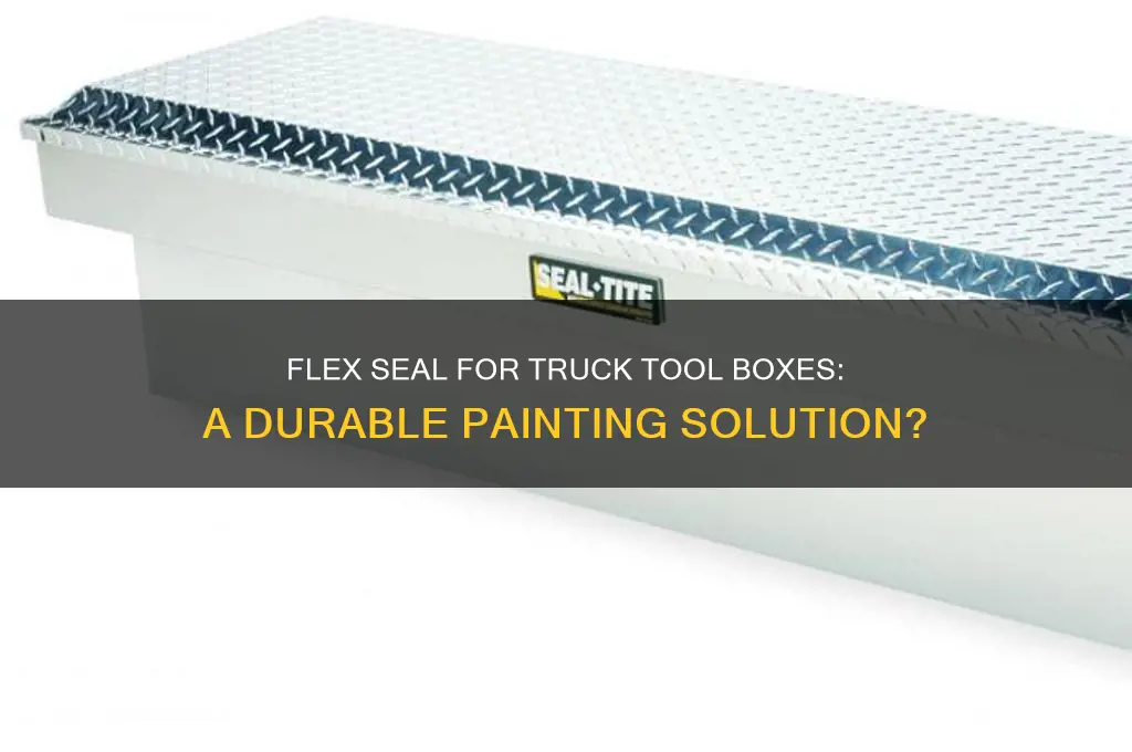 can you paint a truck tool box with flex seal