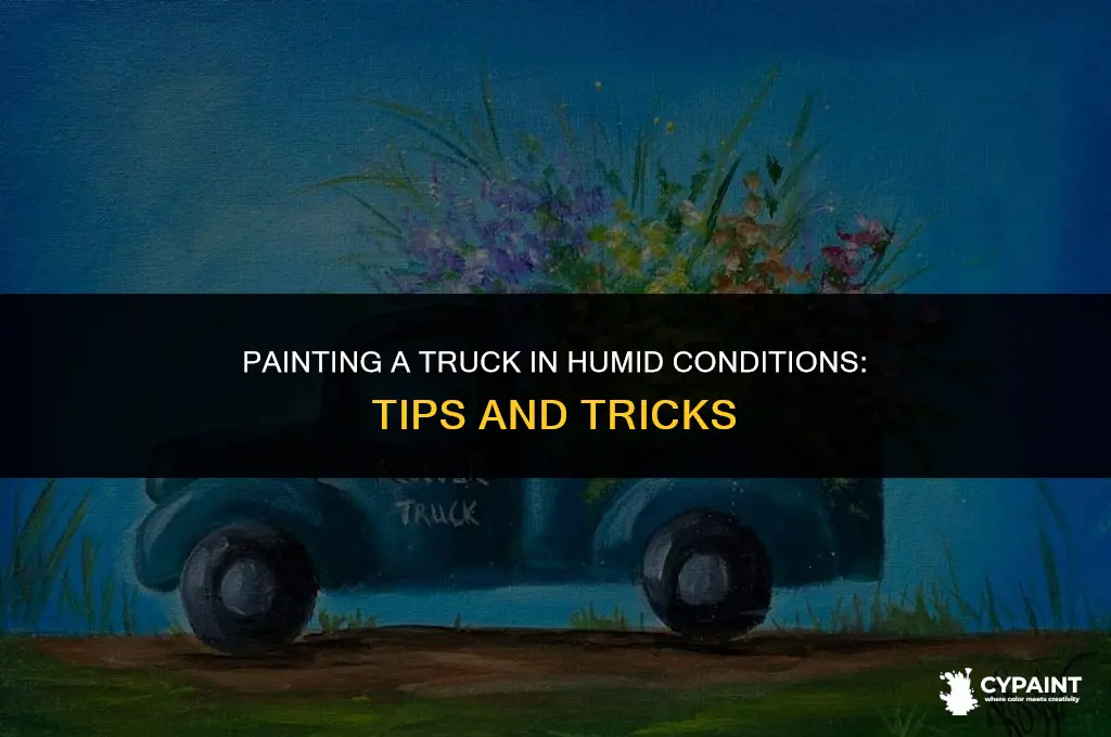 can you paint a truck when its humid
